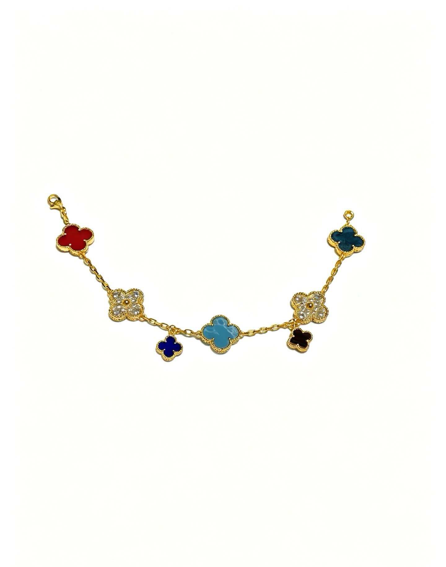 Van Cleef & Arpels Alhambra Multicolor Enamel Bracelet
